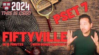 CS50 Problem Set 7  Fiftyville Solution 2024 Beginners Guide to CS50 fiftyville [upl. by Yeclek613]