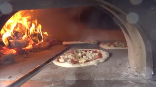 How to use wood fire Pizza oven with Massimo Nocerino [upl. by Arihay]