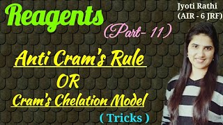 Crams Chelation modelCrams chelate rule Crams ChelationAntiCrams rule in stereochemistry [upl. by Nadda]