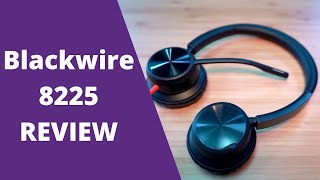 Review  Poly Blackwire 8225 Dual Speakers with ANC [upl. by Elvin]