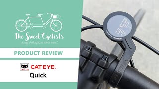 Sleek and stylish  CatEye Quick Cycling Computer Review  feat Speed Sensor  Round Display [upl. by Tucker]