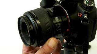 Minolta xi lenses Manual Focus handling [upl. by Sito]