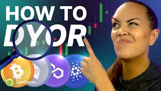 How To DYOR 12 Ways To Research Crypto Like A PRO [upl. by Ecirtemed]