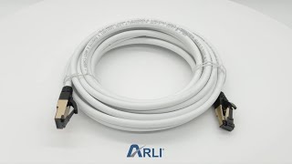 ARLI 5 m RJ45 Patchkabel CAT 81 SFTP Netzwerkkabel Halogenfrei [upl. by Randolf]