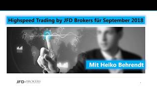 Highspeed Trading  September 2018 mit Heiko Behrendt [upl. by Ainyt]