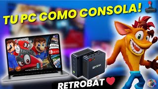 ðŸ•¹ï¸ Convierte tu PC en una CONSOLA EMULADORA ðŸ‘‰ INSTALAR RETROBAT 60 TUTORIAL [upl. by Parrott]