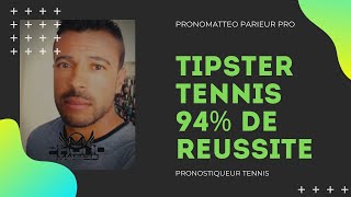 94 de réussite pronostiqueur tennis  meilleur pronostiqueur tennis roland garros [upl. by Cheslie]