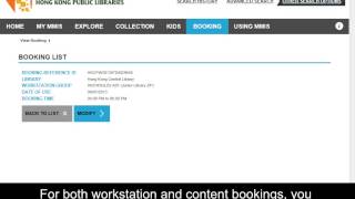 MMIS Video Guide  View Booking List [upl. by Rausch]