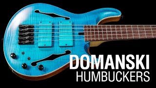 Domanski Humbuckers  Mensinger Joker B 5p medium 32quot scale [upl. by Llerdnek]