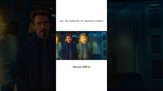 Avengers sad  iron man  Tony stark funny viral marvel ironman sad shorts [upl. by Eimmelc]