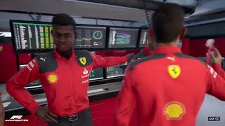 F1 MANAGER 2023 HAAS NO COMMENTARY CAREER MODE 11 BRITAIN K MAG FIRST WIN [upl. by Yssak816]