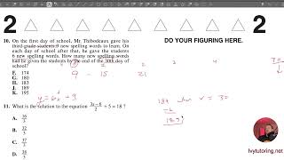 2024 G19 ACT Math 115 Explanations by 36 Harvard Tutor [upl. by Llednyl]