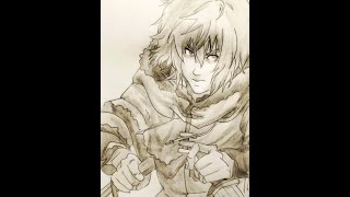 Thorfinn  Vinland Saga  Pencil Drawing Timelapse No 30 [upl. by Annaierb]