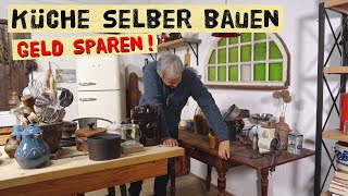 Ideen für deine DIY Landhausküche  SelbstversorgerKüche selber bauen  DIY Geld sparen [upl. by Dianne]