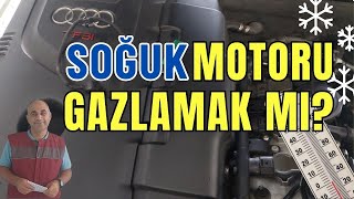 SOĞUK MOTORA GAZ VERMEK  AUDİ TFSI [upl. by Aicatan]