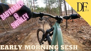 New Line  Swinley Bike park  MTB trails running fine [upl. by Rangel]