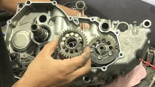 Yamaha YFZ 450 cc 2018 engine rebuild 🚀 Yamaha YFZ Engine fitting one by one videos bike k t g [upl. by Submuloc]