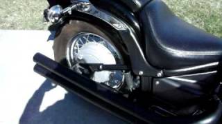 Yamaha vstar 650 Stock pipes vs Roadhouse Lightning Duals [upl. by Fuhrman241]