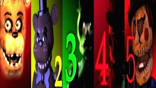 The Return To Freddys 15 Jumpscare Simulator ALL JUMPSCARES [upl. by Brightman]