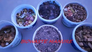 HOW TO EASILY MAKE BIO WASTE MANURE AT HOME  KITCHEN WASTE COMPOST FOR THOTTAM [upl. by Ahseuqram440]