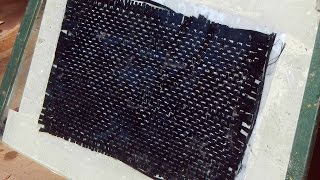 Carbon Fiber Honeycomb Sandwich Panel Layup Vacuum Bag Mold Release Strength Test [upl. by Lin675]