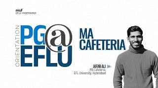 PGEFLU  All about MA English Cafeteria  msf EFLU [upl. by Kosey]