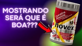 CREME DE TRATAMENTO QUERATINA ABSOLUTA DA NOVEX  será que é boa  😍😍 [upl. by Tollman131]