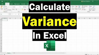 How To Calculate Variance In Excel Sample And Population [upl. by Sholeen]