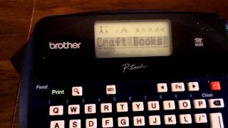 Brother PTouch Electronic Labeler [upl. by Aspa]