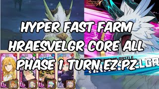 NEW HYPER FAST FARM HRAESVELGR CORE TIME 430 EZ PZ  7DS GRAND CROSS [upl. by Imaon]