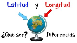 🌐 Latitud y Longitud 📍 ¿Qué son 🌎 Características 💫 Diferencias 📍 Coordenadas 🌐 Fácil y Rápido [upl. by Kellby]