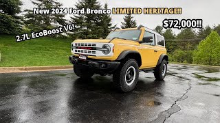 2023 Ford Bronco 2Door Heritage Edition  Delivery [upl. by Ecirtnuahs667]