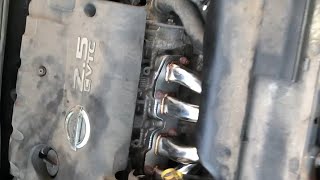 25 06 Altima Header Cat amp Exhaust Install —— Silver Surfer [upl. by Asselim]