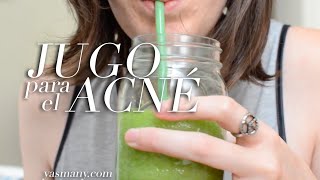 JUGO PARA ELIMINAR EL ACNE [upl. by Agate]