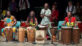 Ghana Traditional Drumming Performance with Koffie Fugah and WALA Group [upl. by Aicitel]