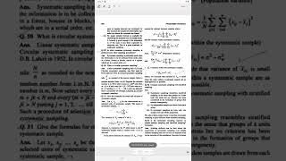 Systematic and circular systematic sampling ch 9 lec 8 [upl. by Eitteb]