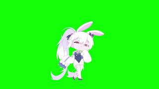 【Laffey II】 Anime Girl Dance  Green Screen  Chroma Key 【Azur Lane】【GB素材】  No 27 [upl. by Cassey936]