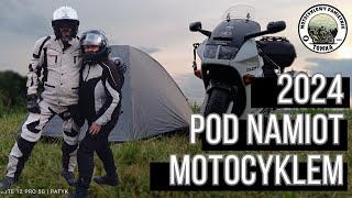 Motocyklowy wypad pod namiotem  Tresta quotU Sołtysaquot nad zal Sulejowskim [upl. by Nuahsyt]