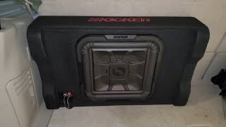 Best Subwoofer for Familiy vehicles and Pickup trucks and More 12 inch kicker L7t  part 1 [upl. by Yahsan]