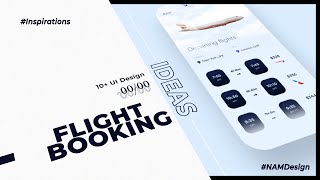 Best 10 Examples uiux Design for Mobile App  Flight Booking [upl. by Huskey659]