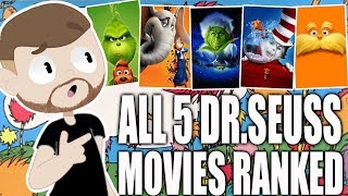 All 5 Dr Seuss Movies Ranked Worst to Best with The Grinch 2018 [upl. by Churchill146]