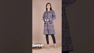 कॉटन कैंब्रिक long jacket Rs1490 [upl. by Adalie]