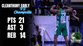 Cleanthony Early highlights against Champville  Champville VS Sagesse 20232024 [upl. by Aratal270]