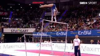 Angelina Melnikova Bars DTB Pokal Team Challenge Team Final 2019 [upl. by Yrrum351]