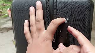 How to change lock in trolley bagKamiliant bag lock resetSouvikMishra​AmericantouristerIn [upl. by Ernst]