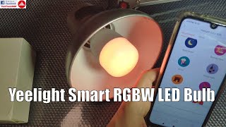 Yeelight Smart RGBW LED Bulb [upl. by Laubin]