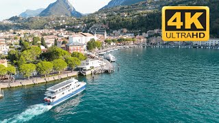 Toscolano Maderno Garda Lake Italy Drone Footage in 4K  2022 Drone Tours [upl. by Mure362]