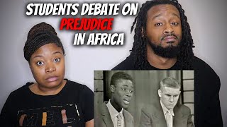 🇳🇬🇪🇹🇬🇭🇿🇦1956 High School Exchange Students Prejudice Debate Nigeria Ethiopia Ghana South Africa [upl. by Eenert]