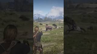 red dead redemption 2 Bison hunt rdr2 bison hunt shorts [upl. by Hallsy]