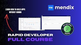 Become a Rapid Developer with Mendix  Beginner Walkthrough 2024 [upl. by Trix]